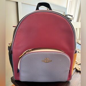 Limited edition coach colorblock backpack purse